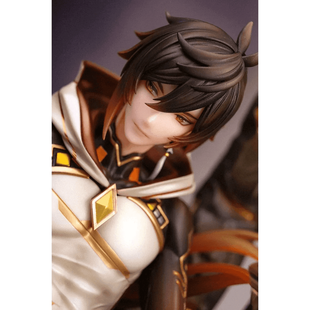 Zhongli, the Geo Archon - 26cm Genshin Impact Collectible PVC Action Figure - Zhongli / No Box