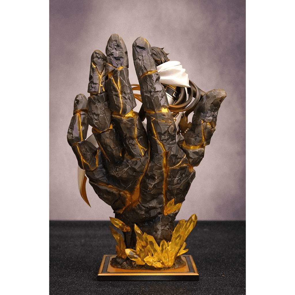 Zhongli, the Geo Archon - 26cm Genshin Impact Collectible PVC Action Figure - Zhongli / No Box