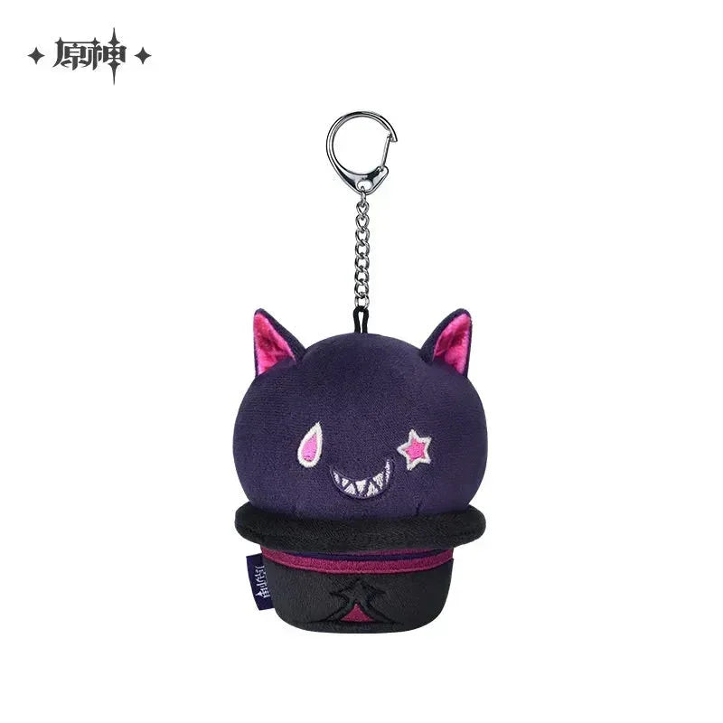 Magic Show Series Lyney Weird Smile Fun Toys Hat Hat Cat Slow Rebound Plush Keychain Genshin Impact