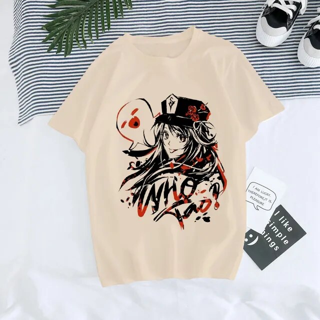 Genshin Impact T Shirt Kawaii Hu Tao Graphic Tees Xiao Kaedehara Kazuha T-shirt Hip Hop Tops Harajuku Tshirt Women 90s Female