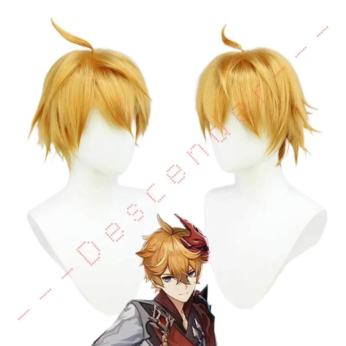 Genshin Impact Tartaglia/Childe Cosplay Set - Clothes / XS