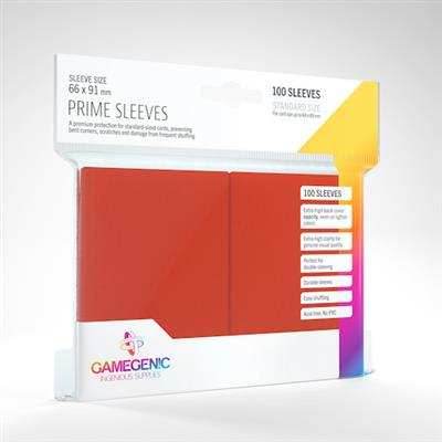 Gamegenic PRIME Sleeves (100 pack) - Red