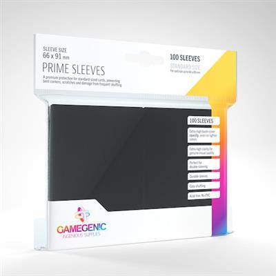 Gamegenic PRIME Sleeves (100 pack) - Black