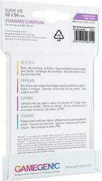 Gamegenic MATTE Sleeves: Standard European (62 x 94 mm) - 