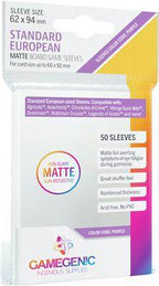 Gamegenic MATTE Sleeves: Standard European (62 x 94 mm) - 