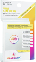 Gamegenic MATTE Sleeves: Mini American (44 x 67 mm, 50 pack) - 