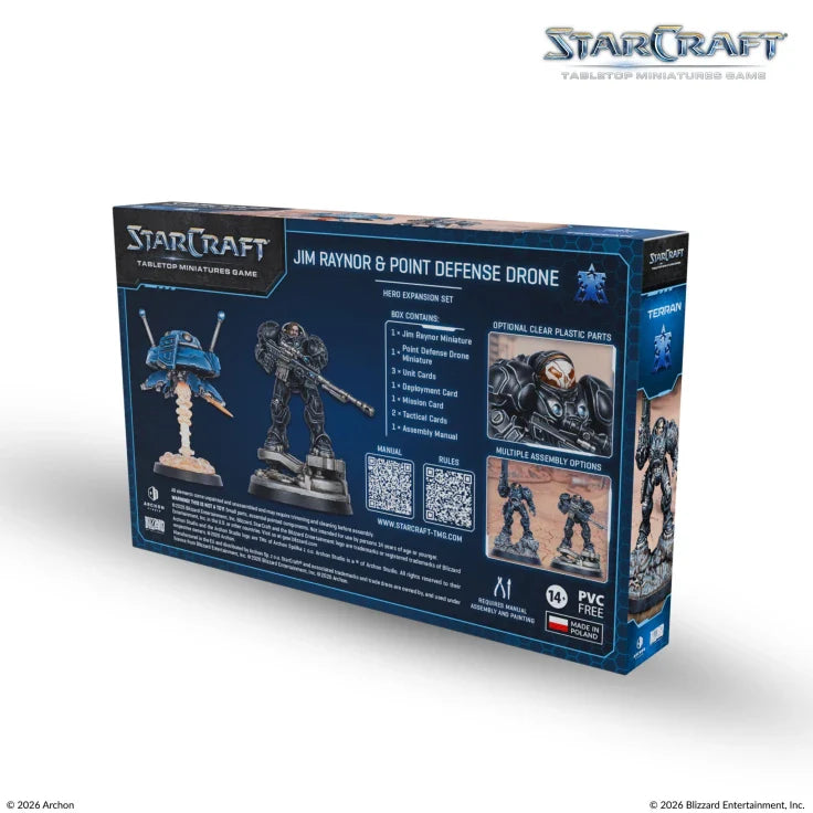 StarCraft The Miniatures Game: Terran: Jim Raynor Hero Expansion Set