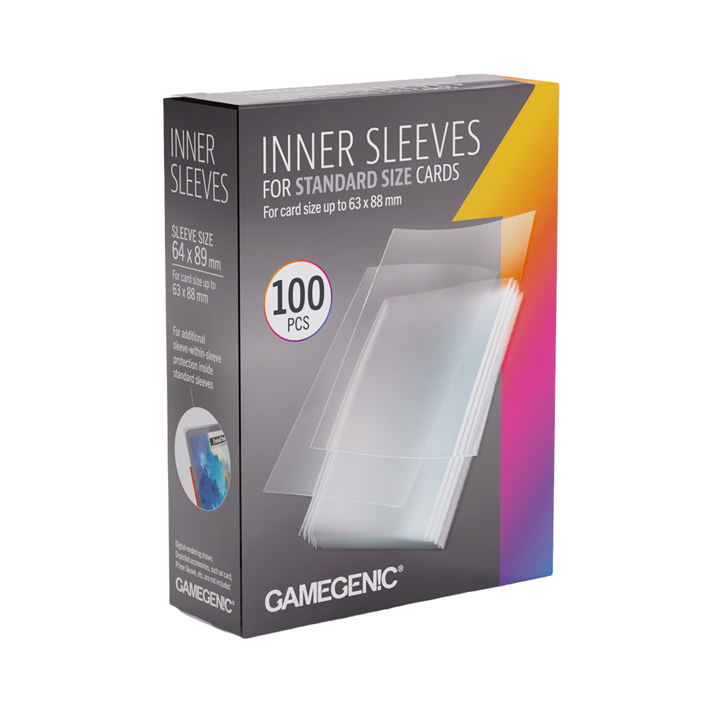 Gamegenic Inner Sleeves (64 x 89 mm, 100 pack)
