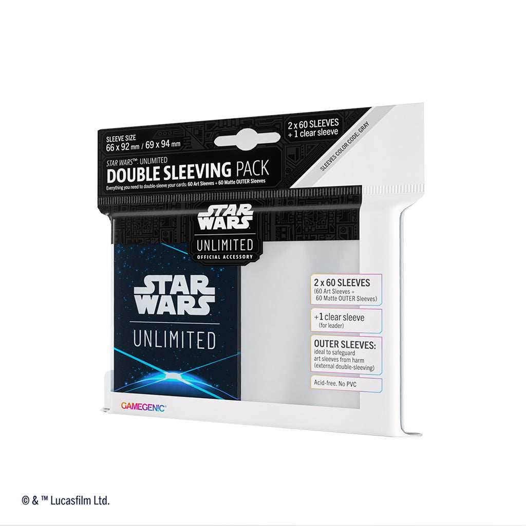 Star Wars: Unlimited - Art Sleeves Double Sleeving Pack - Space Blue