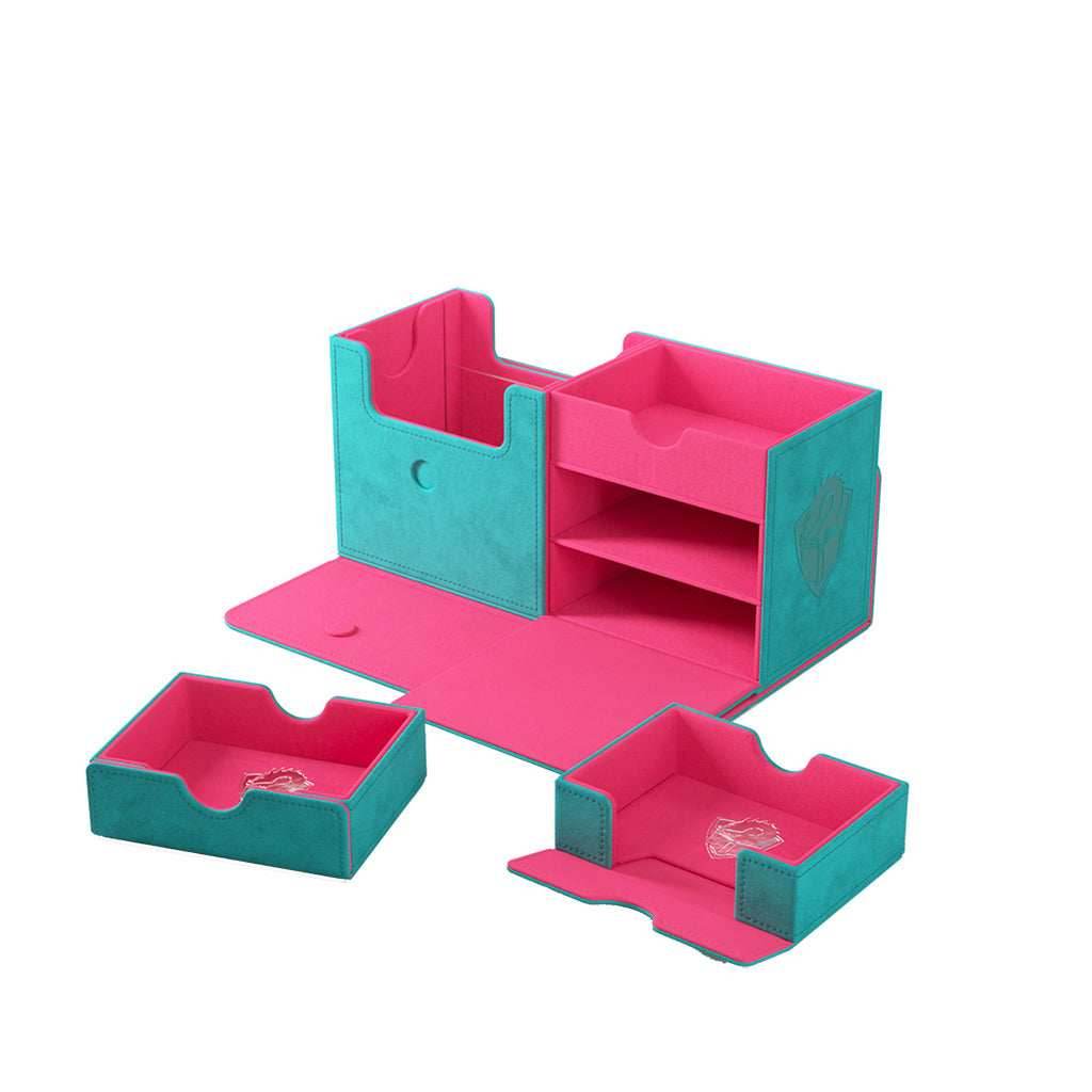 The Academic 133+ XL Deck Box - Teal/Pink