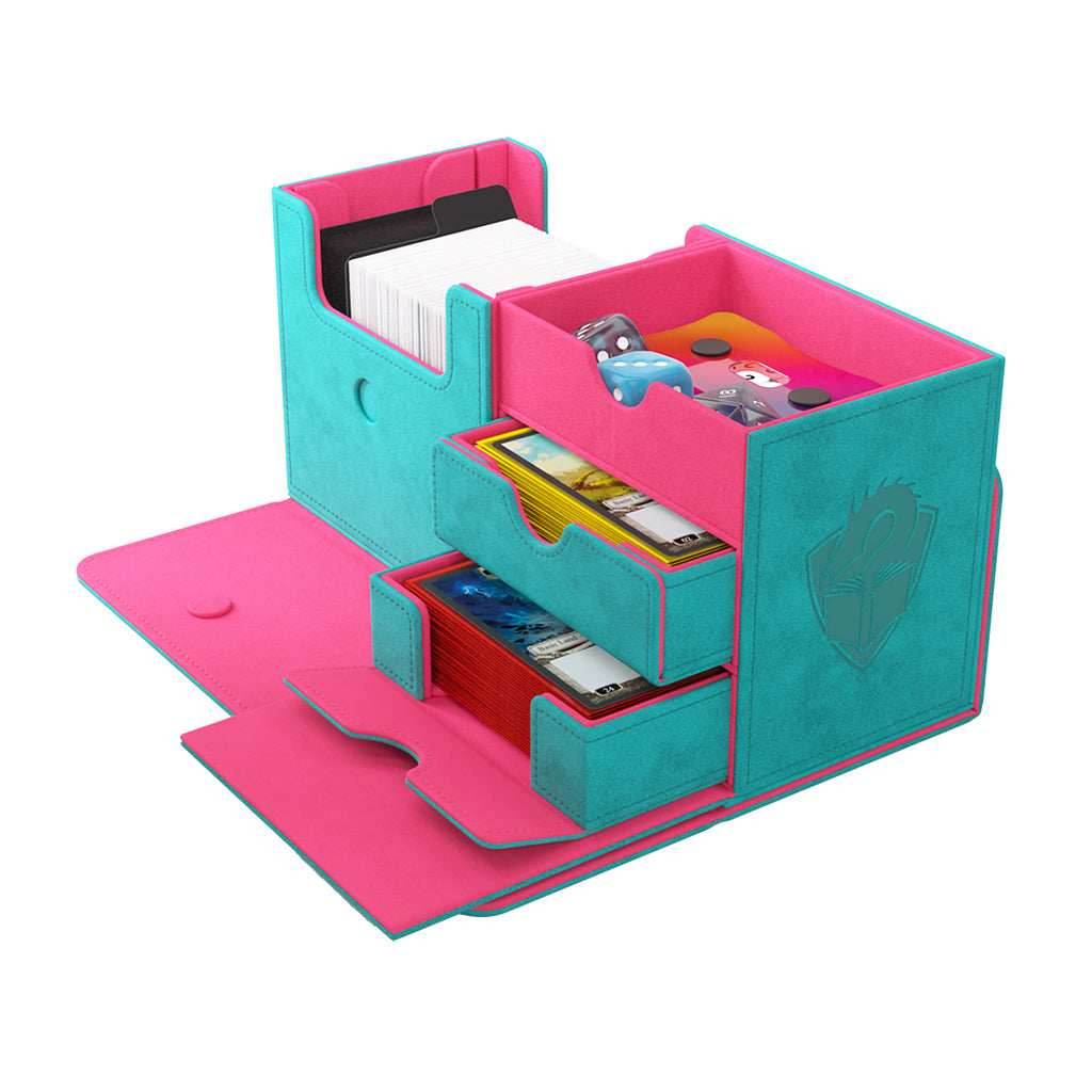 The Academic 133+ XL Deck Box - Teal/Pink