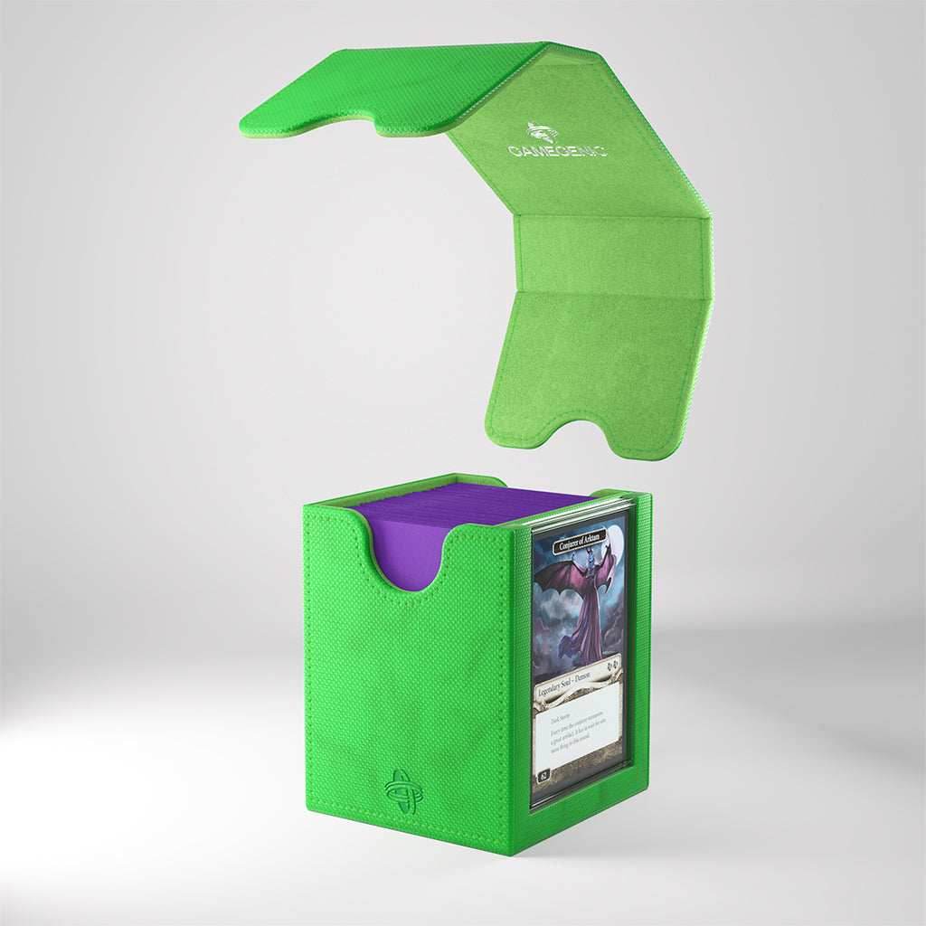 The Squire PLUS 100+ XL Deck Box - Gamegenic - Green