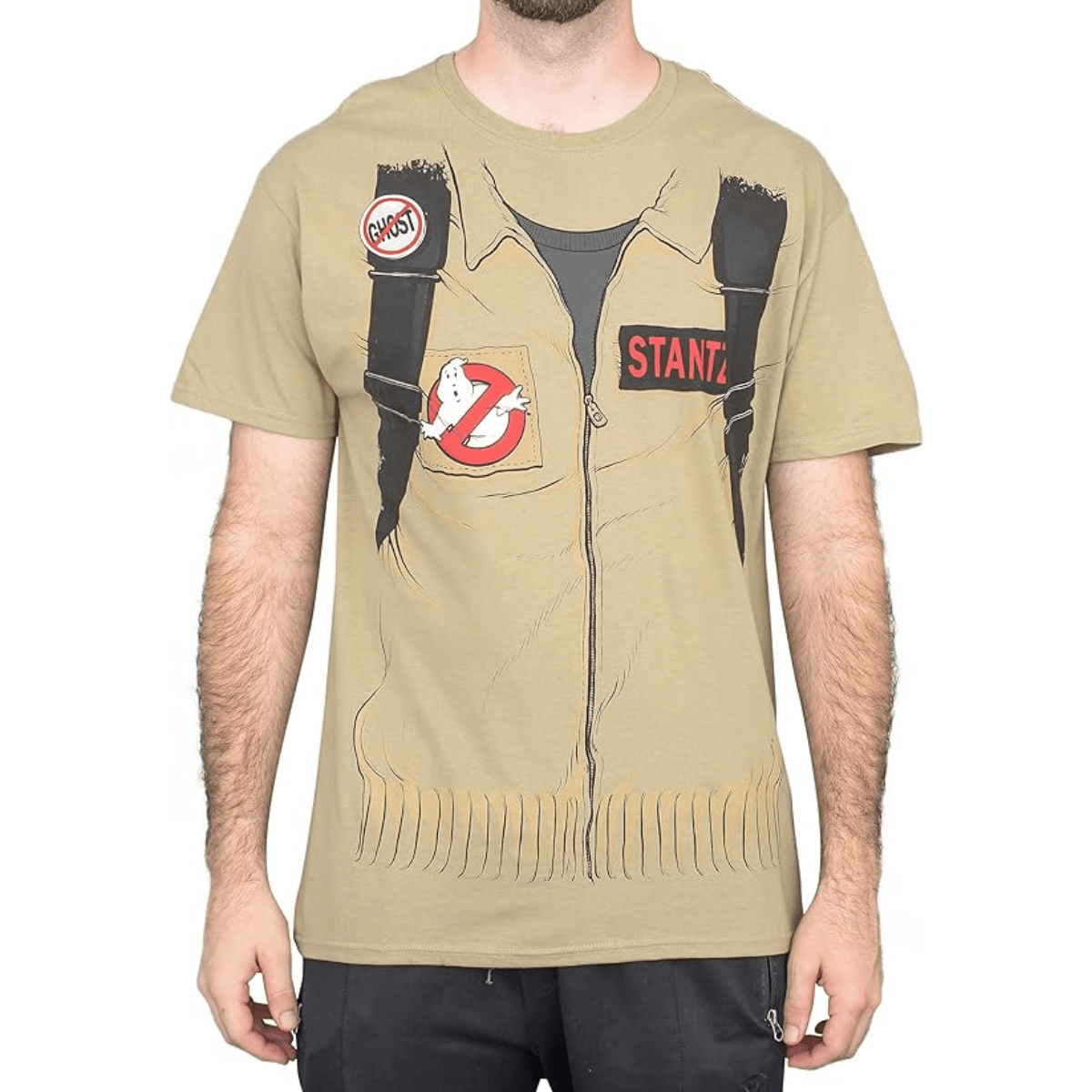 Ghostbuster Short Sleeve Costume T-Shirt with Back Print