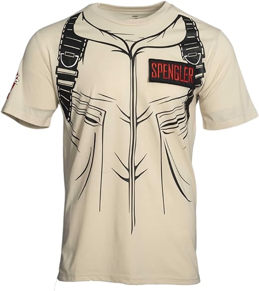 Ghostbusters Costume T-Shirt with Four Interchangeable Name Patches