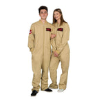 Ghostbusters Zip up Jumpsuit with 4 Attachable Patches - S