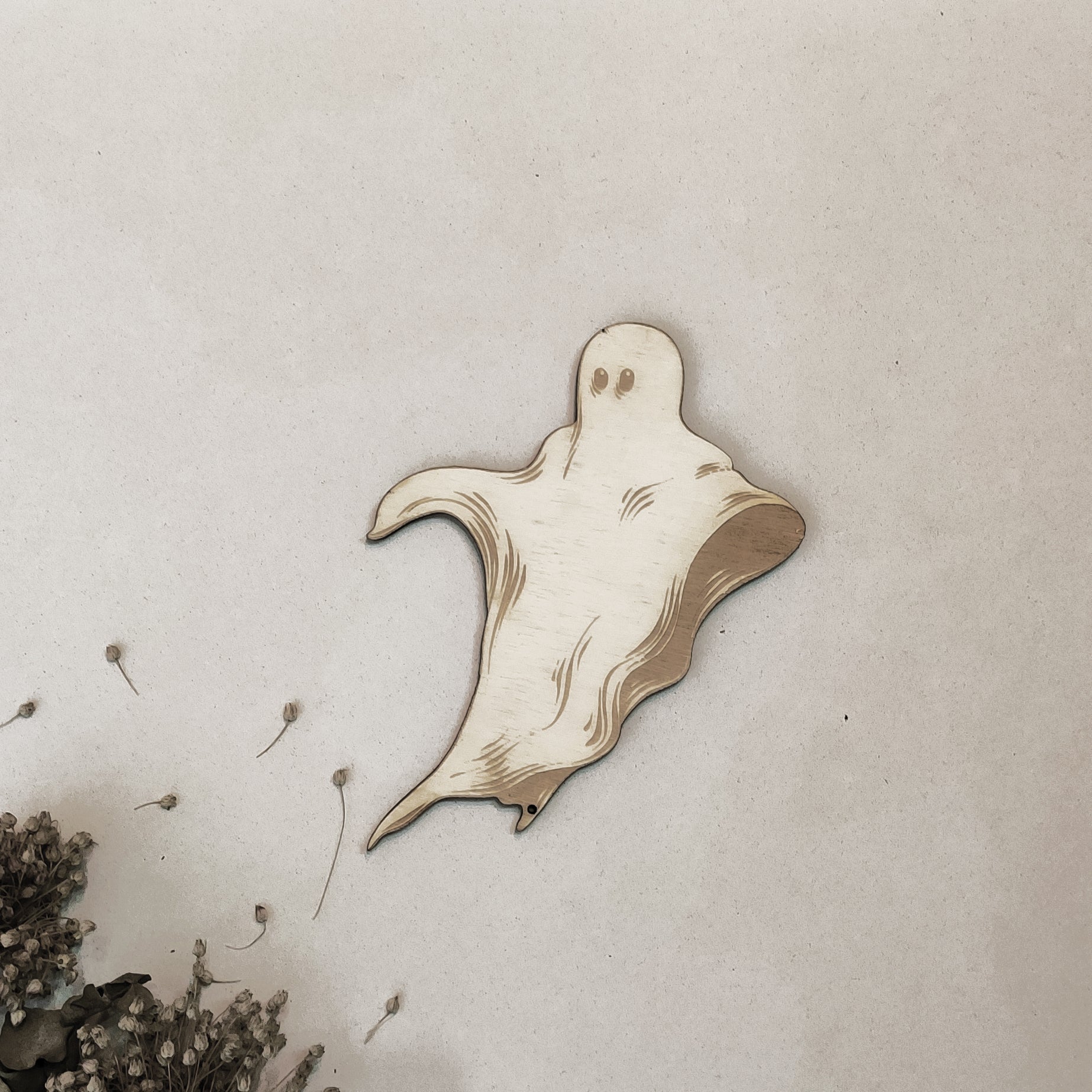 Ghosts Halloween Party Supply - Wooden Ornament - Home Decor