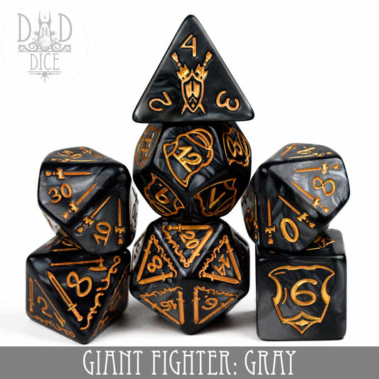 Giant Fighter Dice Set (Oversize)