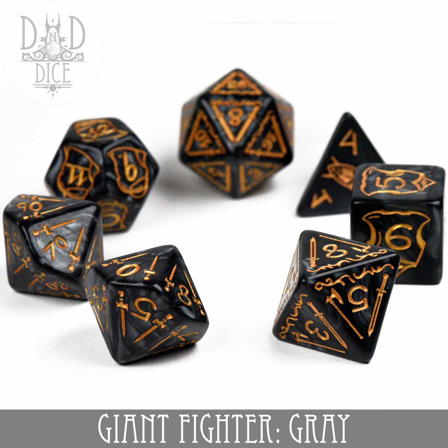 Giant Fighter Dice Set (Oversize)