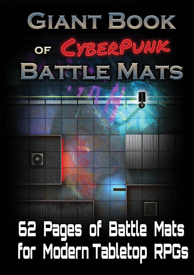 Giant Book of Cyberpunk Battle Mats - 