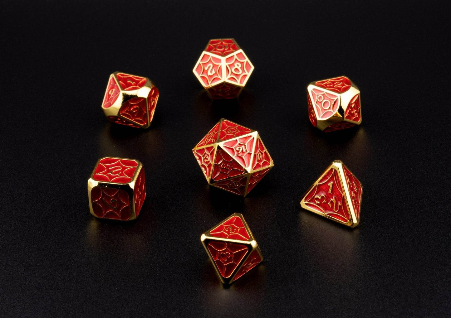 Gilded Bloodstrike Dice Set - 