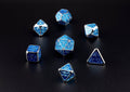 Gilded Sapphire Dice Set - 