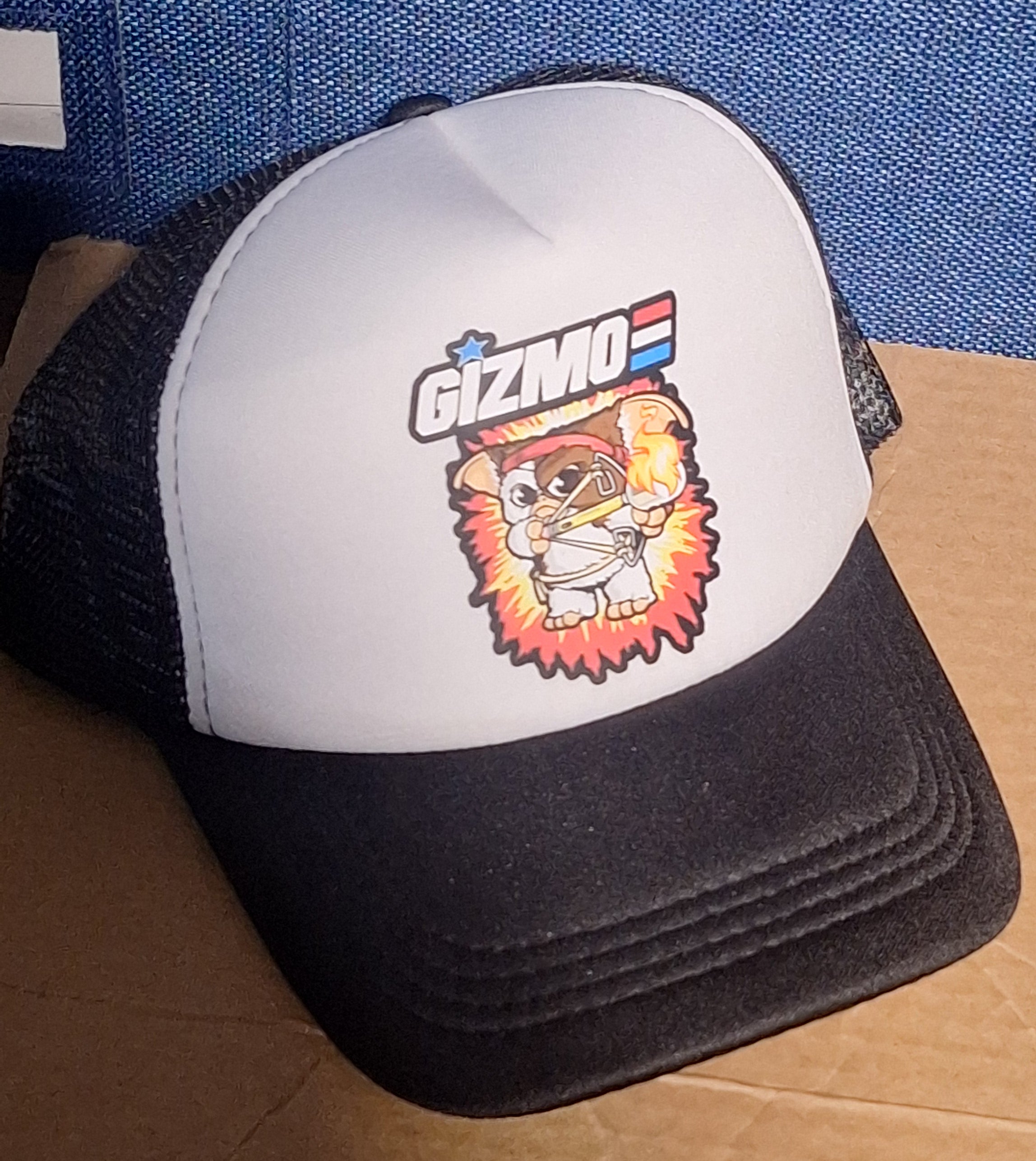 Adjustable Trucker Baseball Cap Gizmo GI Joe Parody