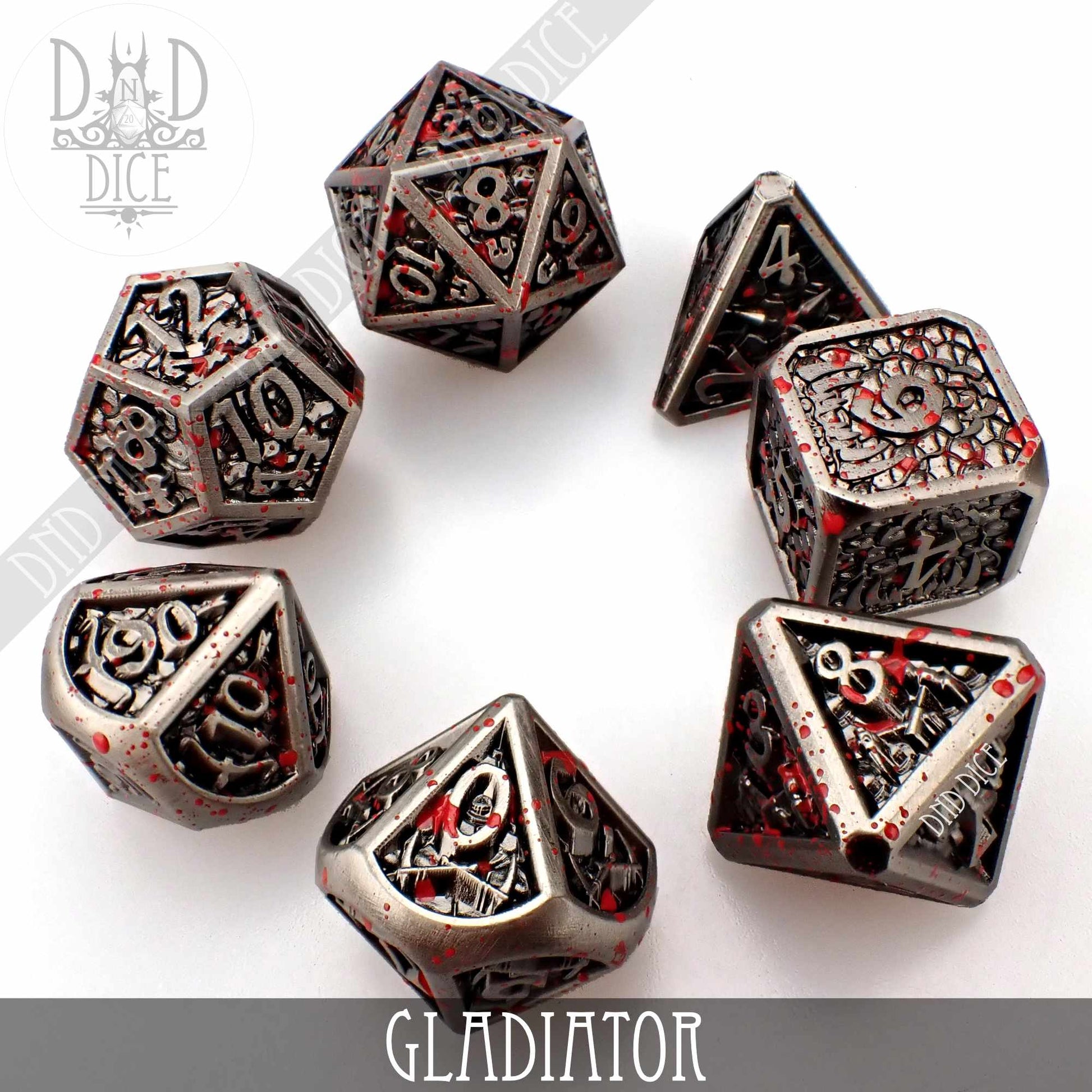 Gladiator Metal Dice Set