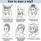 Glorious Synthetic Wigs Short Bob Wigs Black/Pink Bangs Wigs for Women Heat Resistant Fiber Hair Brazilin Wigs For Black Women Cosplay Wigs For Women