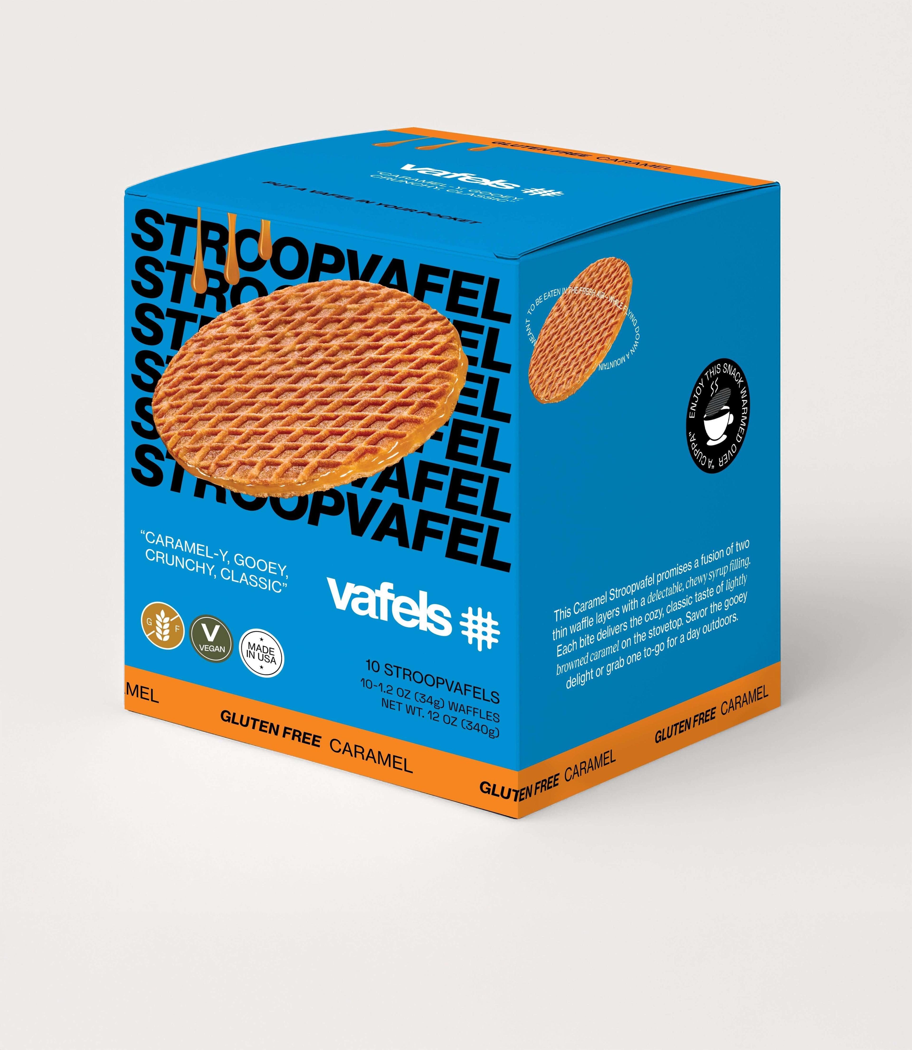 Gluten-Free Caramel Stroopvafels - Box of 10