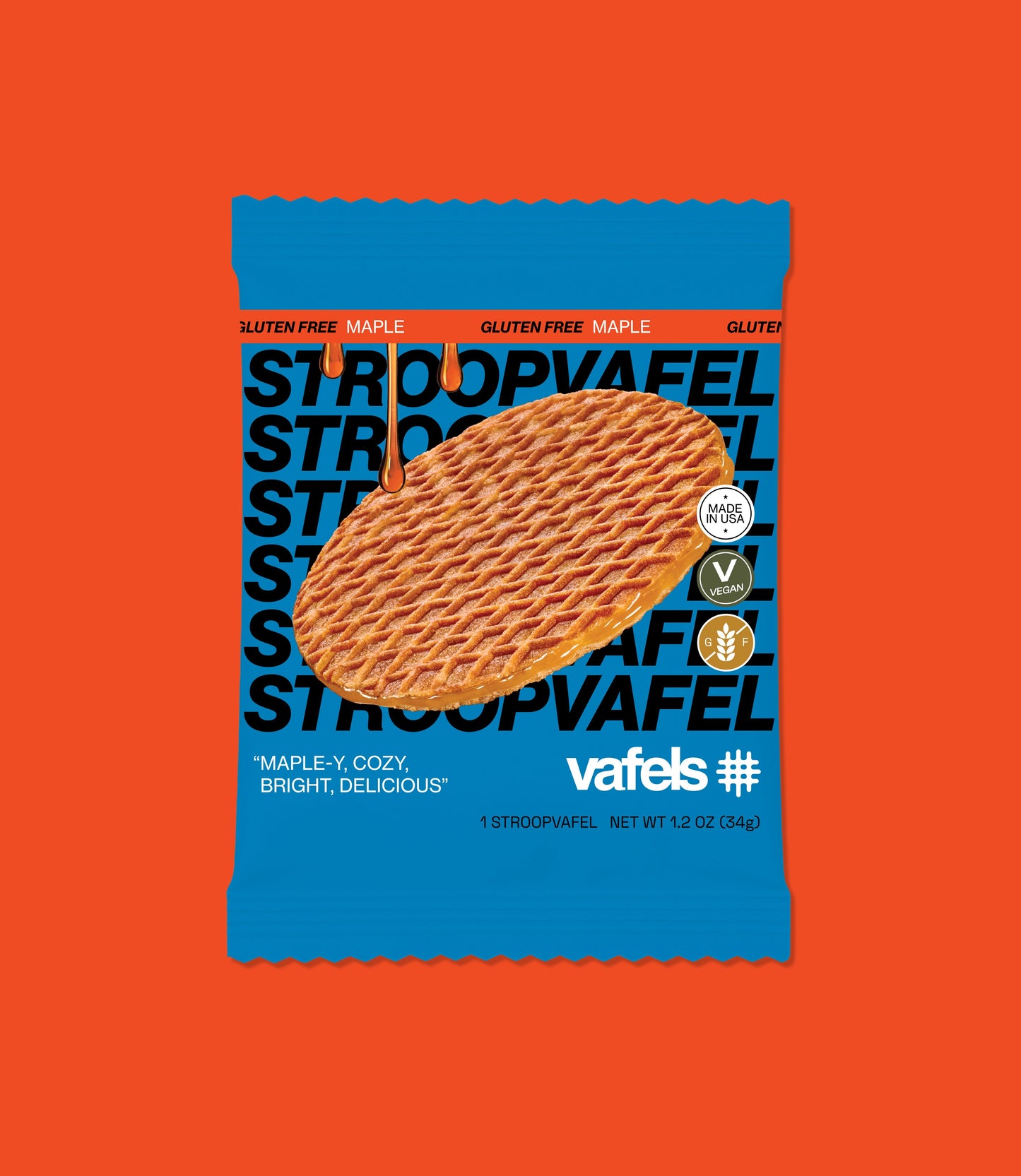 Gluten-Free Maple Stroopvafels - Box of 10