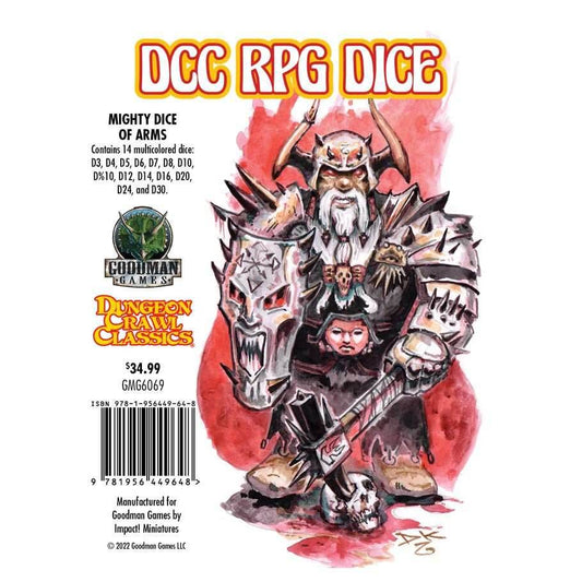 Dungeon Crawl Classics Dice: Mighty Dice of Arms - 