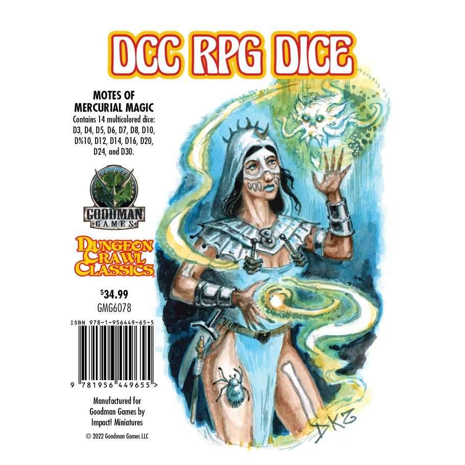 Dungeon Crawl Classics Dice: Motes of Mercurial Magic - 