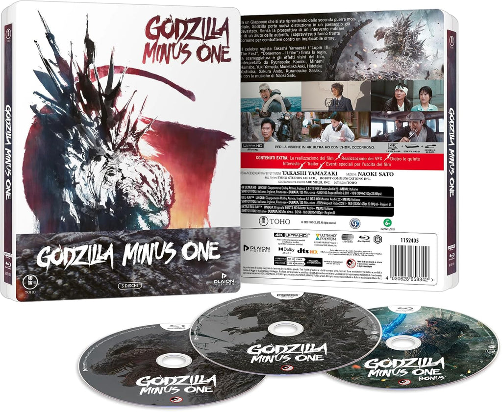 Godzilla Minus One - Limited Edition Steelbook (4K Ultra HD + Blu-ray)