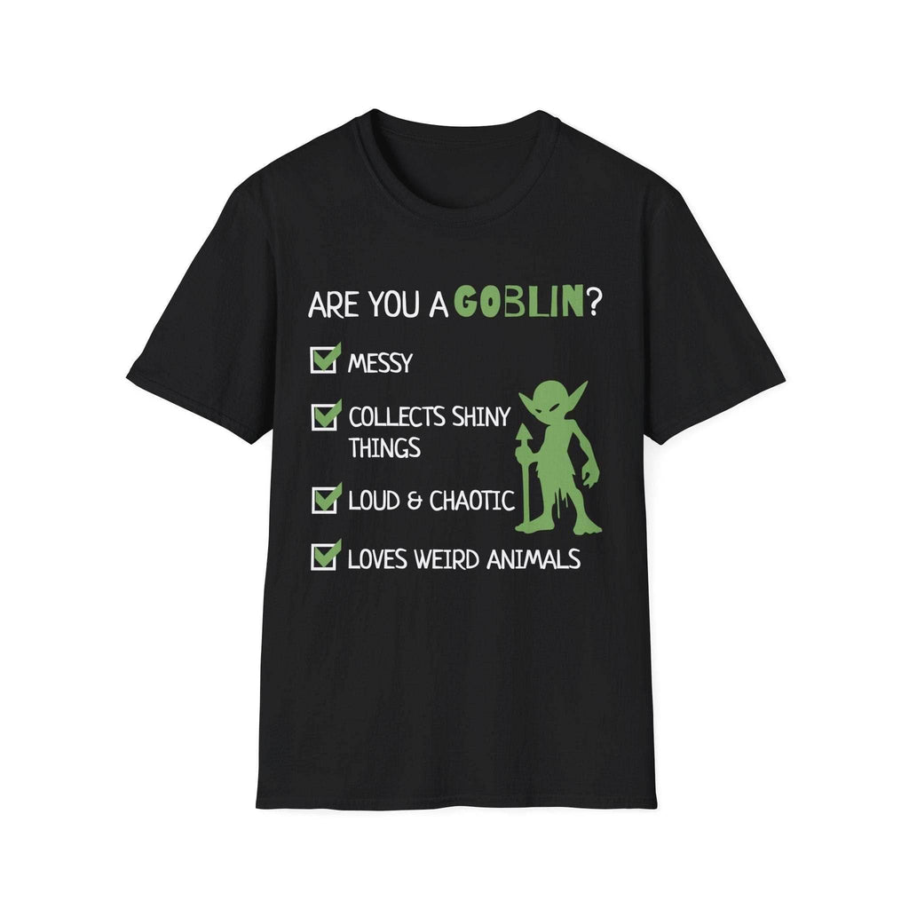 Goblin Quiz Shirt - Funny DnD Goblin Friend T-shirt - Black / S
