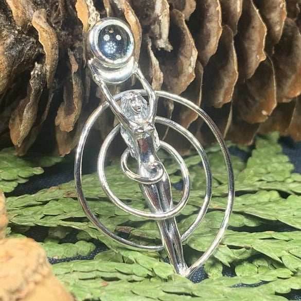 Danu Spiral Necklace - Amethyst