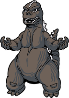 Godzilla Showa Era AR Pin