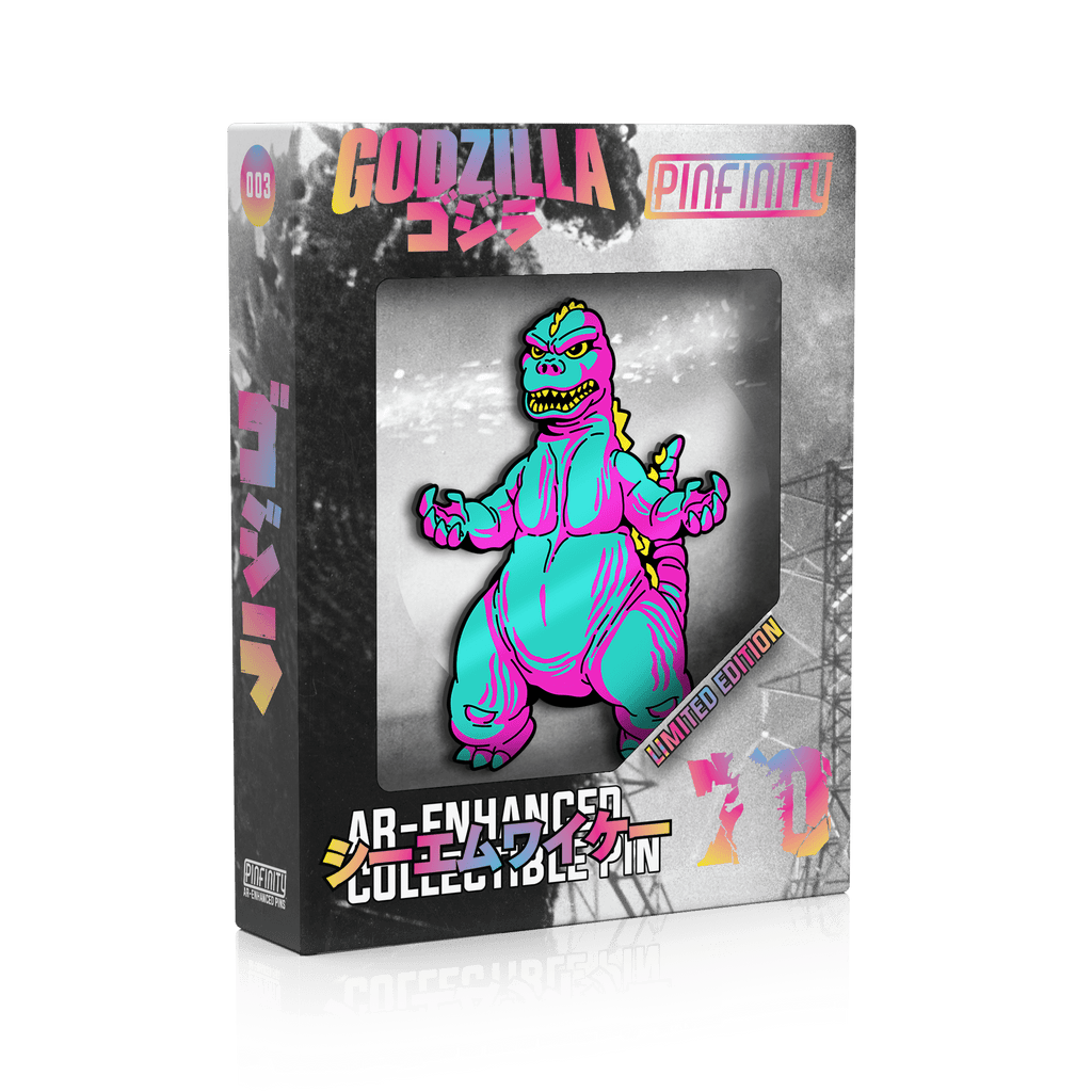 Godzilla Showa Era CMYK Edition AR Pin