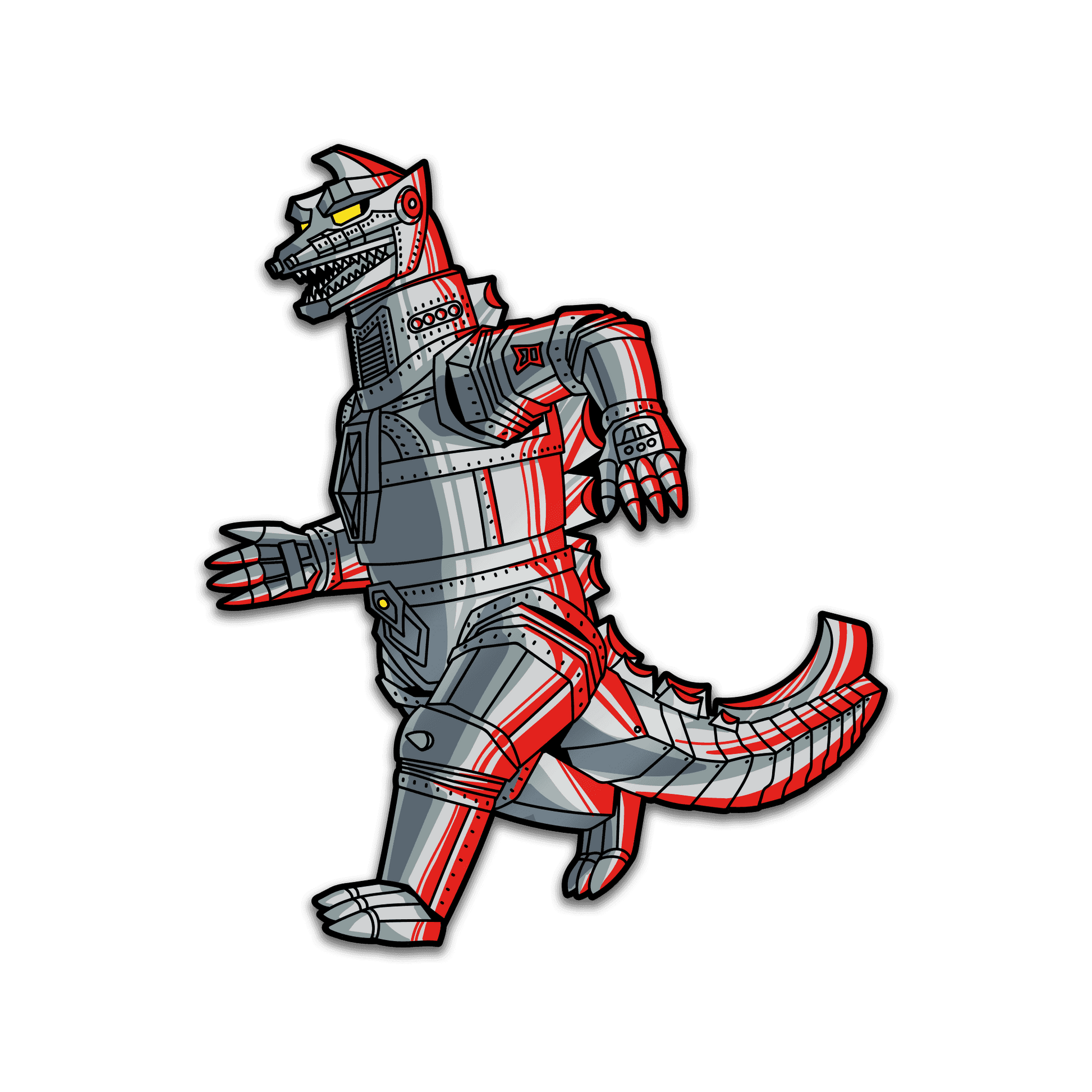 Godzilla VS Mechagodzilla Pin and Lanyard Set (Showa Era) - 