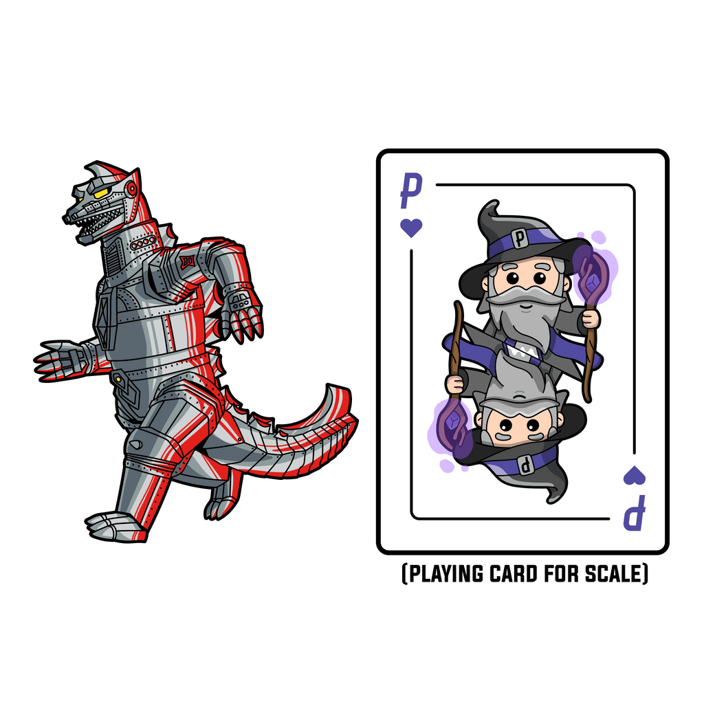 Godzilla VS Mechagodzilla Pin and Lanyard Set (Showa Era) - 