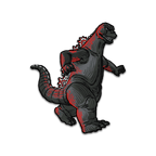 Godzilla XL AR Pin (Showa Era) - 
