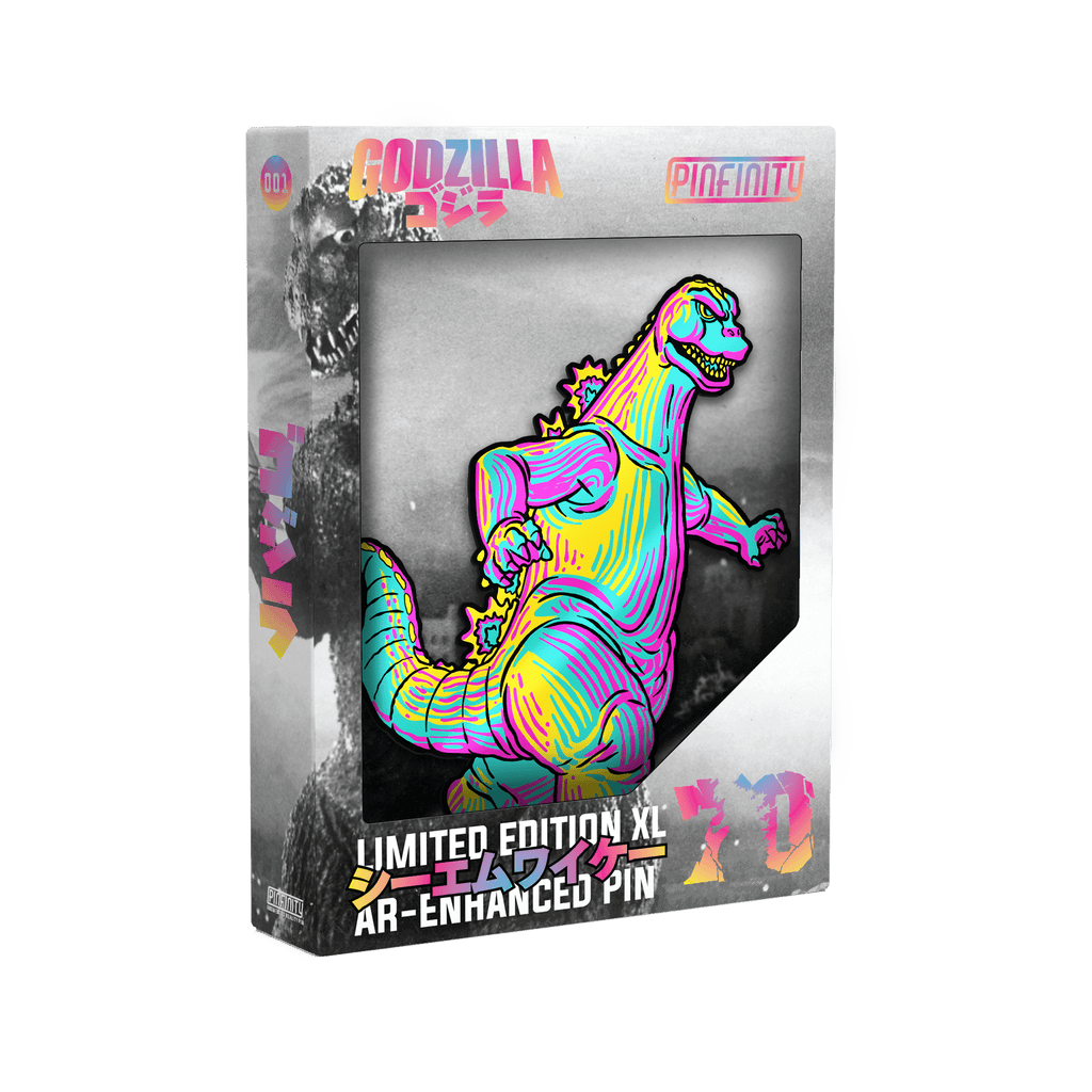 Godzilla XL CMYK Edition AR Pin (Showa Era) - 