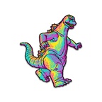 Godzilla XL CMYK Edition AR Pin (Showa Era) - 