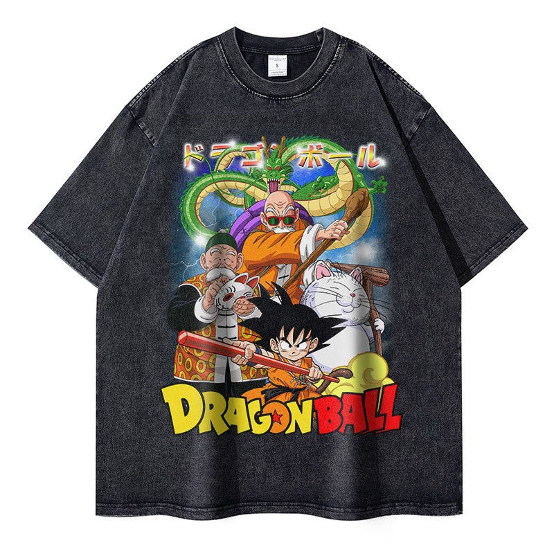 Goku T-shirts Oversized Anime Dragon Ball T Shirt