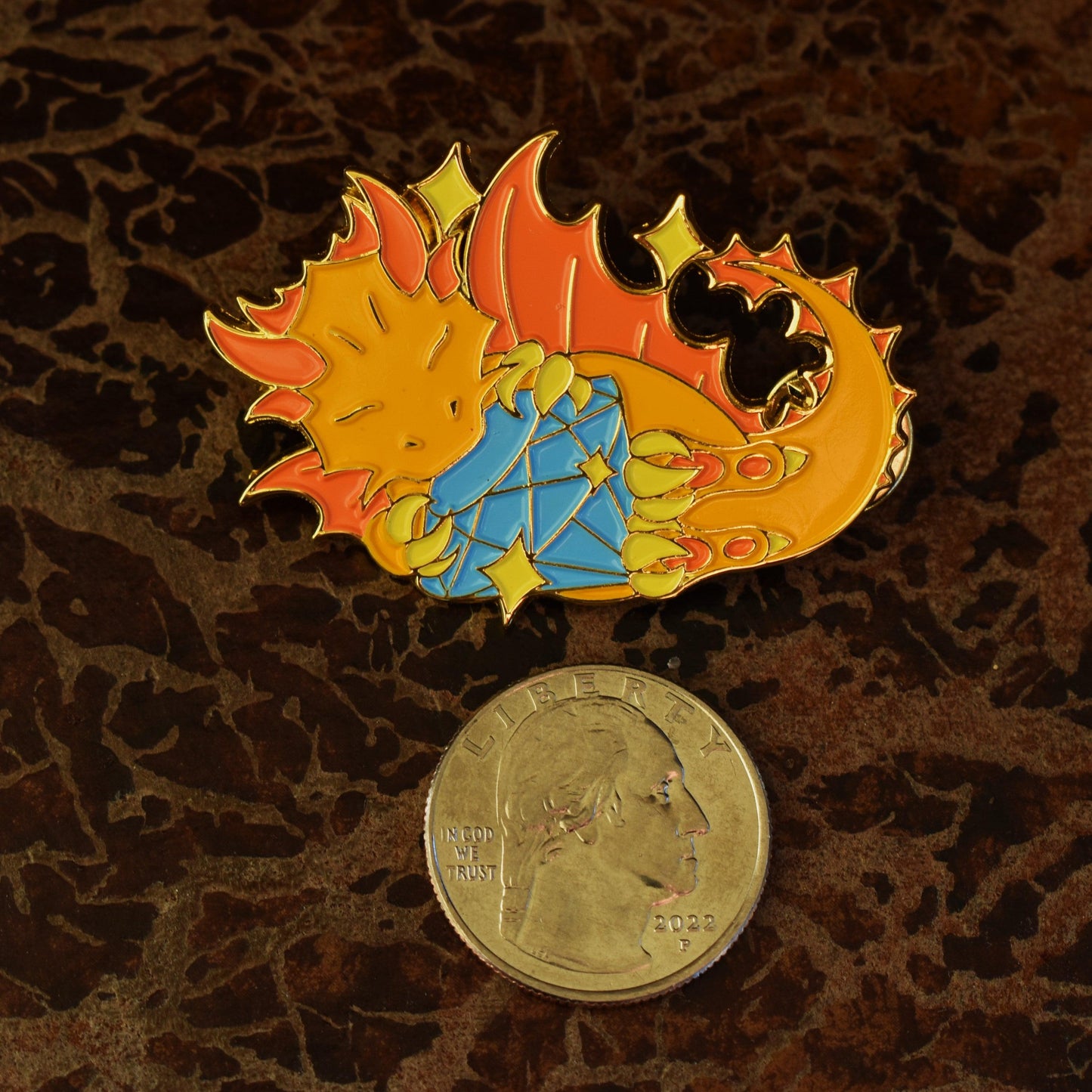 Gold Dragon Pin