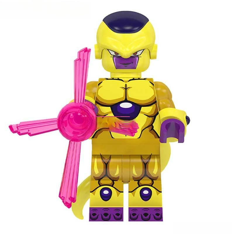 Gold Frieza Dragon Ball Z Lego Minifigures Custom Anime Toys New