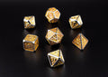 Golden Sunburst Dice Set - 