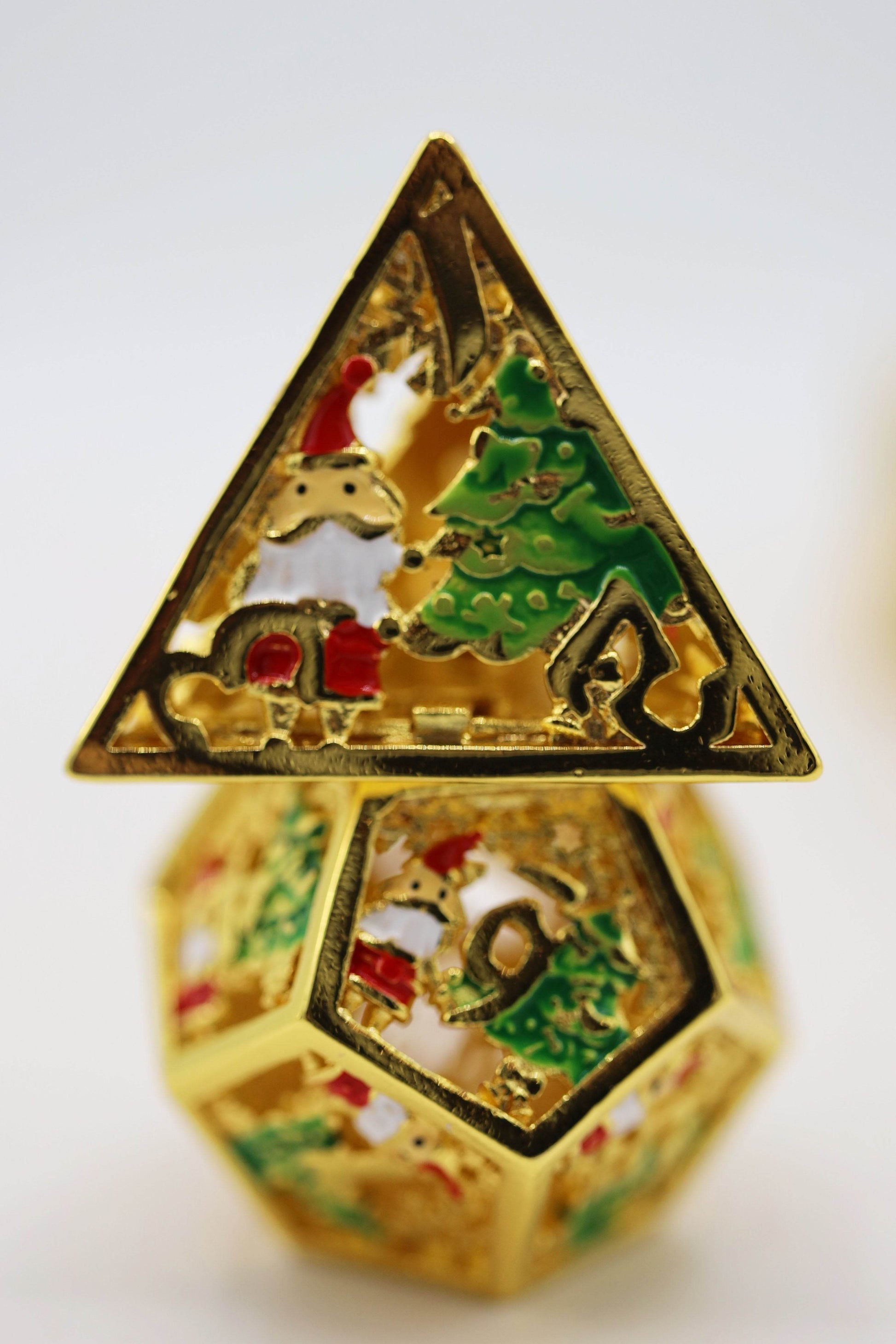 Golden Wonderland - Metal RPG Dice Set - 