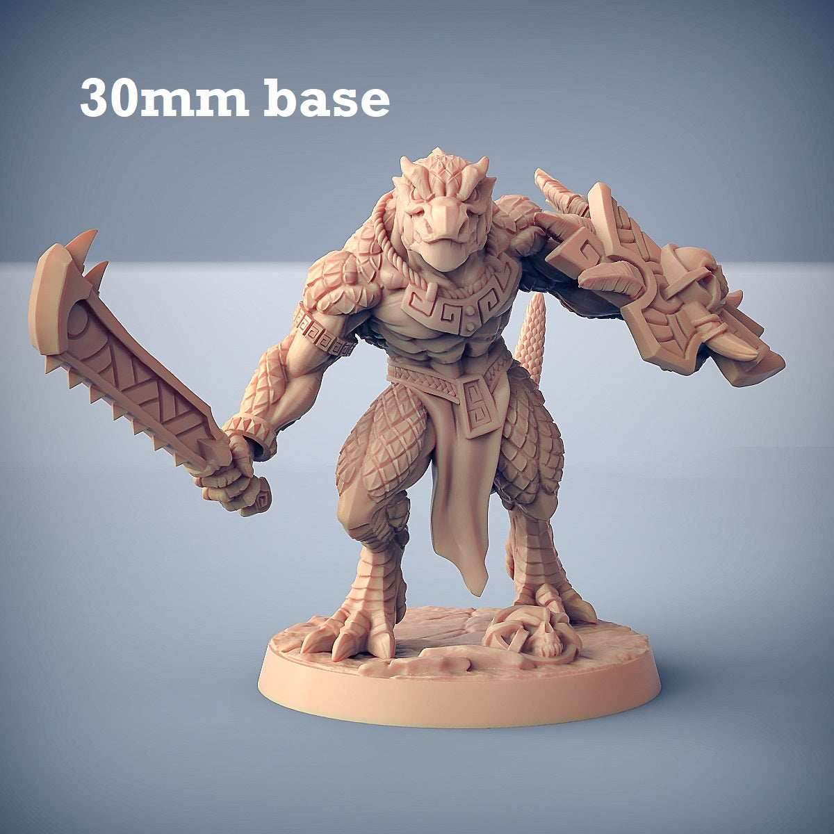 Goldmaw Lizard: Sculpt A (Male Lizardfolk Warrior) - 