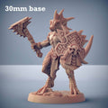 Goldmaw Lizard: Sculpt E (Female Lizardfolk Warrior) - 