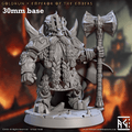 Goldrun, Emperor of the Embers (Male Fire Dwarf Warlord King) - 